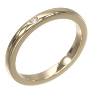 蒂芬妮 (Tiffany & Co.) 疊戴戒指，9 號，18K 黃金鑲鑽，約 ​​3.15 克，女士款 [二手]