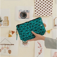 Geometric Diamond Cosmetic Shell Pouch Bag Large/ Make up Pouch/ Cosmetic Pouch/ Zip Pouch/ Cosmetic