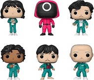 Funko Pop! Squid Game Set of 6 - SAE-Byeok 067, Il-NAM 001, Sang-Woo 218, Gi-Hun 456, Ali 199 and Re