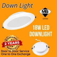 LED Downlight Single Colour /3 Colour 12W/4~5” 18W/6”  Round [2 Year Warranty] [Sirim Approve] Empat