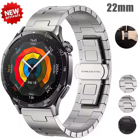 Titanium Band for Huawei Watch GT5 Pro GT4/3 4 4 Pro Luxury Real Titanium Bracelet for Amazfit Balan