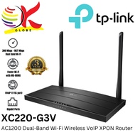 TP-LINK XC220-G3V AC1200 Dual-Band Wireless VoIP XPON Router with Full Gigabit Port, High-Speed GPON