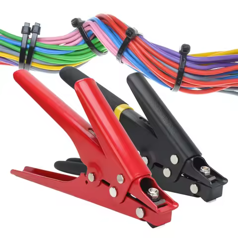 Tie Cable Fastening Tool Zip Tie Gun Portable Nylon Cable Tie Gun Adjustable Tension Plastic Zip Tie