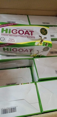 Higoat milk powder kalsium นมแพะซองสำเร็จรูปพร้อมทานสูตรไม่มีน้ำตาล หมดอายุ15.11.2024