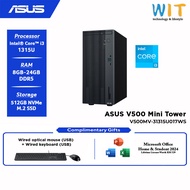 ASUS V500MV-31315U017WS (Intel Core i3-1315U/8GB-24GB RAM/512GB SSD/Office/W11/3 Years Warranty)