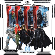 McFarlane Toys Batman &amp; Robin Movie Poison Ivy Batgirl Batman Robin undle Set (4) w/Mr. Freeze DC Multiverse 7-Inch Movable Figures Figurine