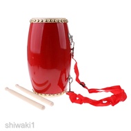 [SHIWAKI1] Chinese Waist Drums Percussion Instrument for Kids Children Musical Learning