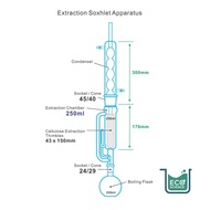 Soxhlet Extractor SET, 250ml