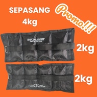 Boxingfight Pair of 4kg sports equipment for feet and hands, leg weights 4kg