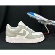 N & K Air Force1 Low Gray Panda Double Hook Classic Leather Fashion Solid Breathable Style Men's Sne