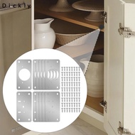 [Dickly] 12pcs Hinge Repair Plate with Metal Screw, Installable Hinge Repair Kit,