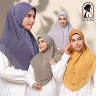 Shawl/Turban Double Thin Chiffon Long Silk Scarf Instant Wear Turban