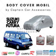 Body Cover Sarung Mobil Mini Van Suzuki Carry 1.0 Aksesoris Mobil Eksterior Silver Coating