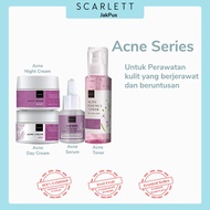 New✅ Paket 4 IN 1 Perawatan Wajah Acne/brightly Scarlett Whitening