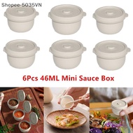 {AKIN} 6pcs 46ml Mini Condiment Squeeze Bottles Honey/Ketchup/Soy Sauce/Salad Dressing Dispensers Lu