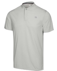 Three Sixty Six Quick Dry Collarless Golf Shirts for Men - Short Sleeve Casual Polo, Stretch Fabric