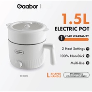 Gaabor Electric Cooker 1.5L Multi Electric Skillet Hot Pot Non Stick Mini Wok Pan EC-15M01A