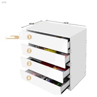 ∈❀✇4Tiers Drawer Chest Drawer Cabinet Drawer Cabinet Durabox Cabinet Drawer Zooey Wooden Drawer Cabi