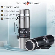Thermos Bottle, Thermal Cup Bottle Sport 800ml High Quality Stainless Steel