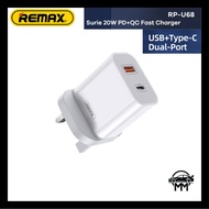 Remax RP-U68 PD 20W Charger Set PD20W Fast Charging Charger Wall Charger Adapter Remax Charger