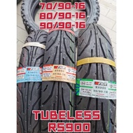 FKR TYRE TAYAR 16 RS900 Tubeless 70/90-16 80/90-16 90/90-16 RS900 (Cutting TT9)
