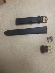 Omega鍍金扣頭連錶带，送Seiko扣頭等共3件