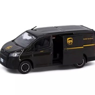 T Tiny Micro Shadow Toyota Hiace Hiace H300 UPS Express Logistics Truck Transporter 1: 64 Alloy Car 