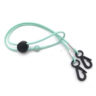 tali pengait masker elastis rubber cord lanyard mask adjustable 63cm - aquamarine