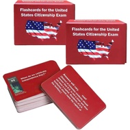 2025 New US Citizenship Flash Cards, 3.5”x2.5” Flashcards for The United States Citizenship Exam, Na