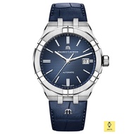 MAURICE LACROIX AI6008-SS001-430-1 / Men's Analog Watch / AIKON Automatic 42mm / Leather Strap / Blue