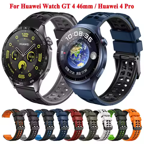 22mm Silicone Watch Strap For Huawei Watch GT 4 GT4 46mm Band Bracelet For Huawei Watch 4 Pro GT3 Pr
