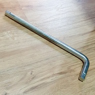 3/4 L-shaped Steel Alloy Tensioner" Curved Head 415mm Long (equivalent to 18 inches)