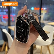 Soopsori For MG 4/MG 5/HS/VS/ES/ZS/EV/IM6 car Key Cover HS MG remote key case ZS key cover MG 4 key 