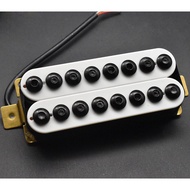 CY-Electric Guitar Double Coil Guitar Dual Block Pickup 8 String Umbrella Electric Guitar Pickup Whi