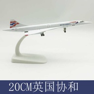 20M Alloy Airplane Model with Landing Stand Airplane British Concorde Airplane Airplane Model