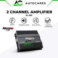 SHUTTLE LAB SL-260 | 2 Channel Power Amplifier MOSFET 2CH Amplifier 1800W 2CH Car Amplifier Car Spea
