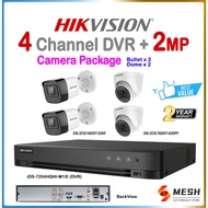 HIKVISION iDS-7204HQHI-M1/E 4 Channel 2MP CCTV Camera Kit | 4CH DVR Surveillance System with 4 Indoo