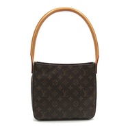 LOUIS VUITTON Looping MM 肩背包 M51146 Monogram 棕色 二手 LV