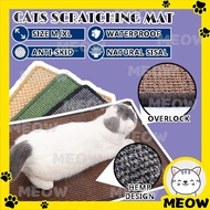 MEOW Pet Scratching Mat Cat Pad Cat Tree Scratcher Cat Scratcher Tikar Penggaruk Kucing Menggaruk Scratching Carpet