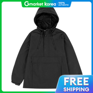 Landers Anorak Windbreaker Jacket (An501) Black