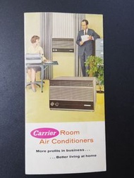 60年代Carrier開利冷氣產品介紹小册子(美國印製)