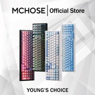 MCHOSE G98 Pro Wireless Keyboard Gasket Mount Tri-mode Wired 2.4g Wireless Bluetooth Custom RGB Hot-