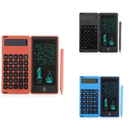 Q2Calculator Notepad 6 Inch LCD Writing Tablet Digital Drawing Pad with Stylus Pen Erase Button Lock