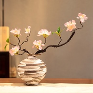 Dopamine Cherry Blossom Branches Artificial Flower Stems Home Office Flotal Arrangement