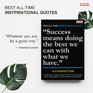 Motivational Quotes Book Best-All Time Inspirational Quotes - English Quotes [Alexander Books]
