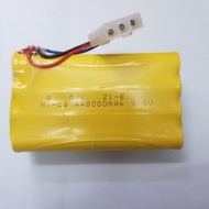 battery rc car 3pin 9.6v 8000mah (ready stock)