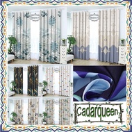 1 Pcs color 130*220cm ring/hook&amp;rod type Modern Langsir Colorful Pattern Curtain For Bedroom/living room/sliding door