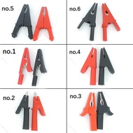 Red+black 20/50A PVC Alligator Crocodile Clip clamp Socket Plug Handle Test cable Probe 4mm banana p