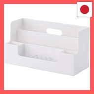 Like-it Storage Case Organizer Wide Stand-Up Type, 34cm (W) x 13.1cm (D) x 18.2cm (H), All White (Op