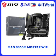 MSI MAG B860M MORTAR WIFI mATX LGA1851 DDR5 PCIe 5.0 Wi-Fi 7 5G LAN Thunderbolt Motherboard itw